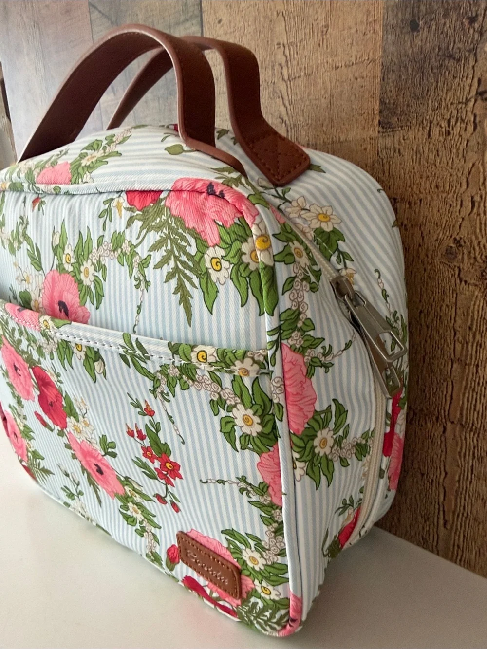 Floral Print Hanging Travel Toiletry Bag/ Cosmetic Travel Toiletry Organizer